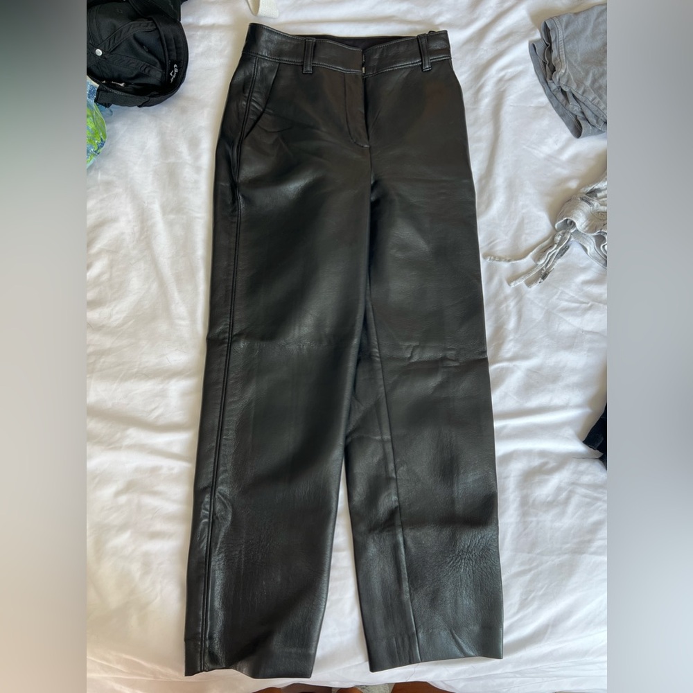 Aritzia babaton size 00 vegan leather pants